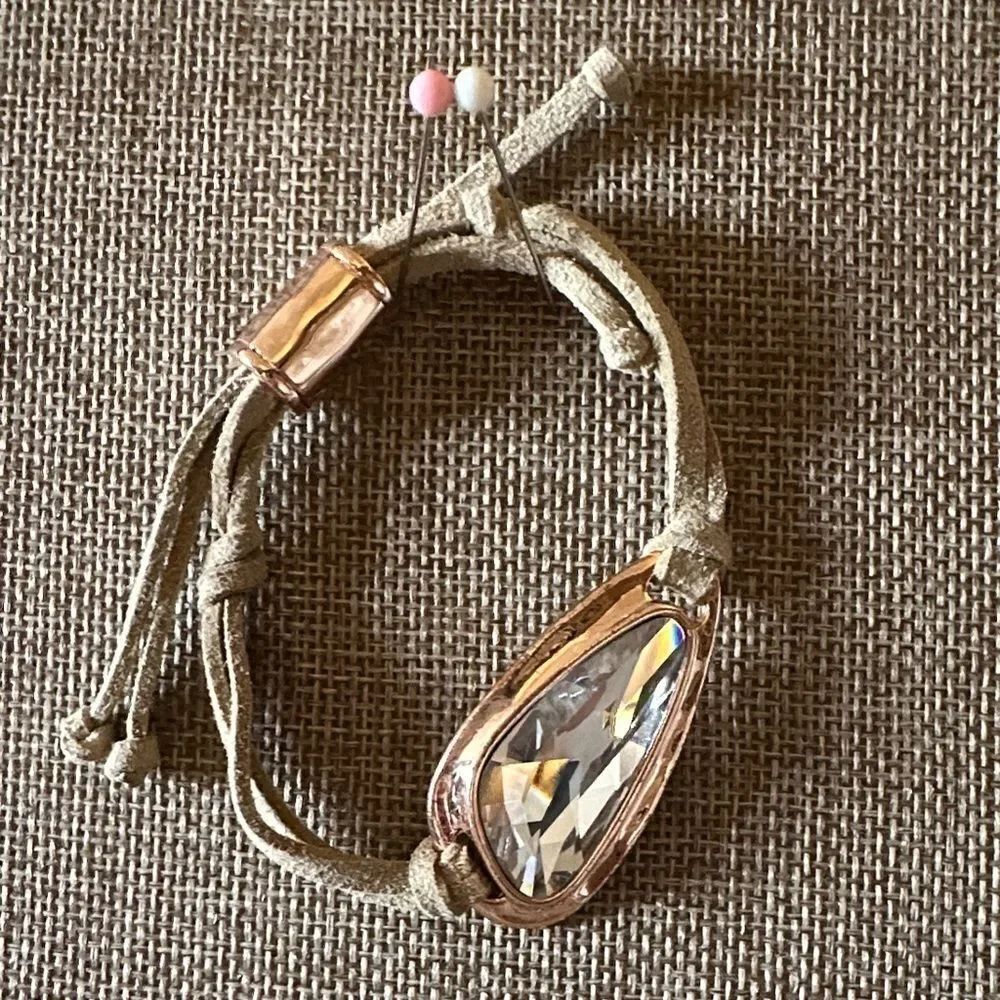Plunder Rose Gold Teardrop Bracelet